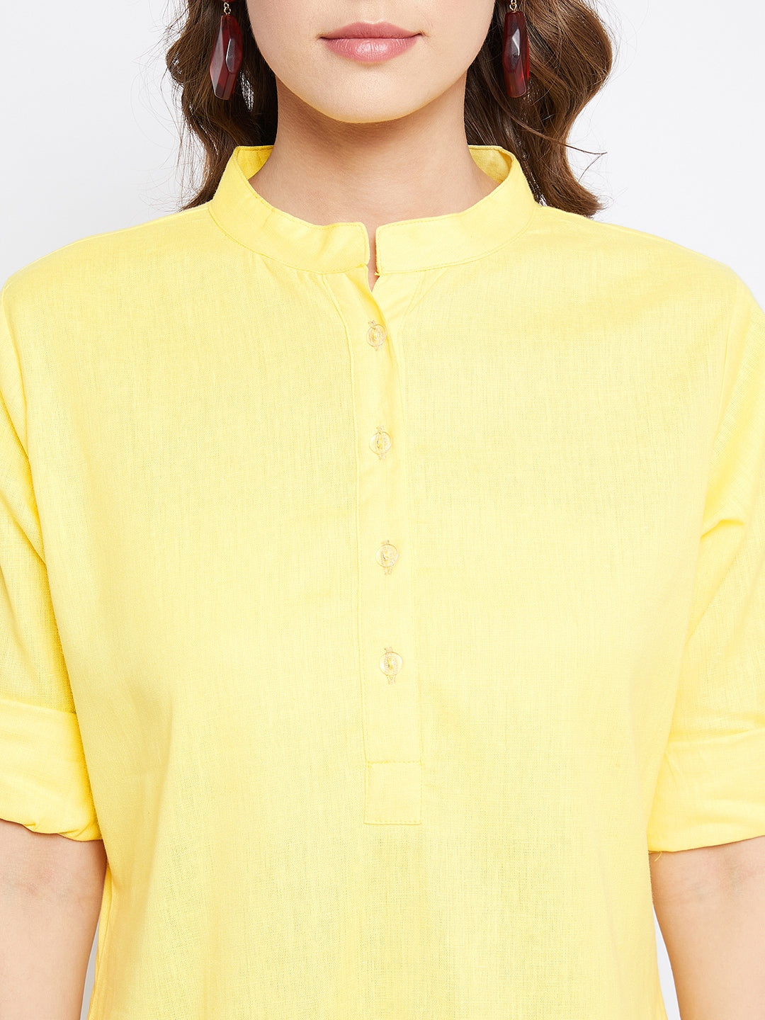 Pure Cotton Flex Yellow Tunic