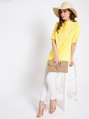 Pure Cotton Flex Yellow Tunic