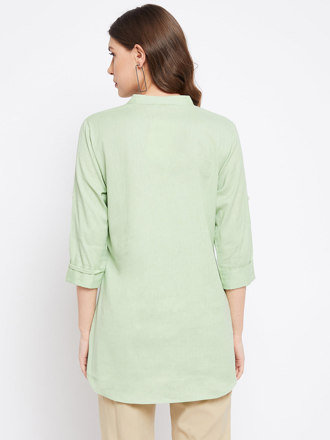 Pure Cotton Flex Green Tunic