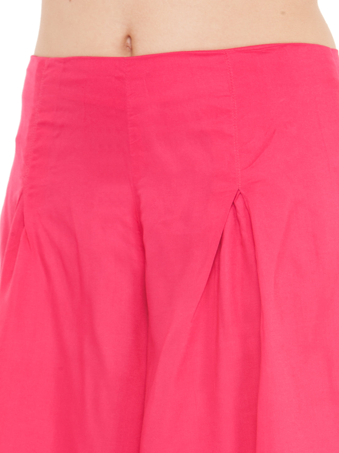 Fushcia Rayon Palazzo.