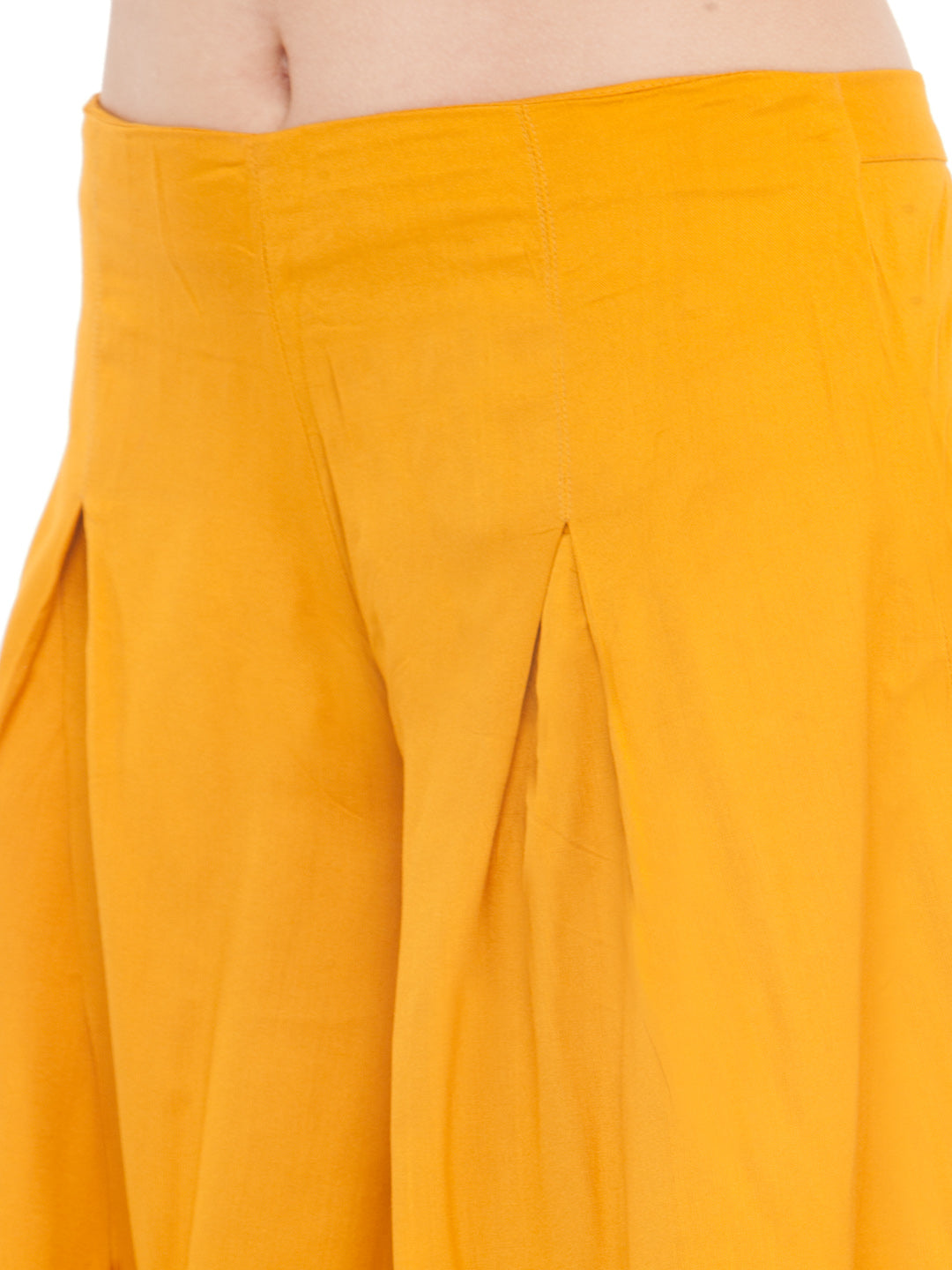 Mustard Rayon Palazzo.
