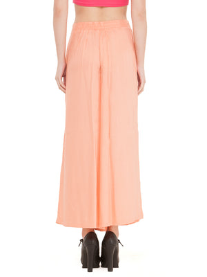 Peach Rayon Palazzo.