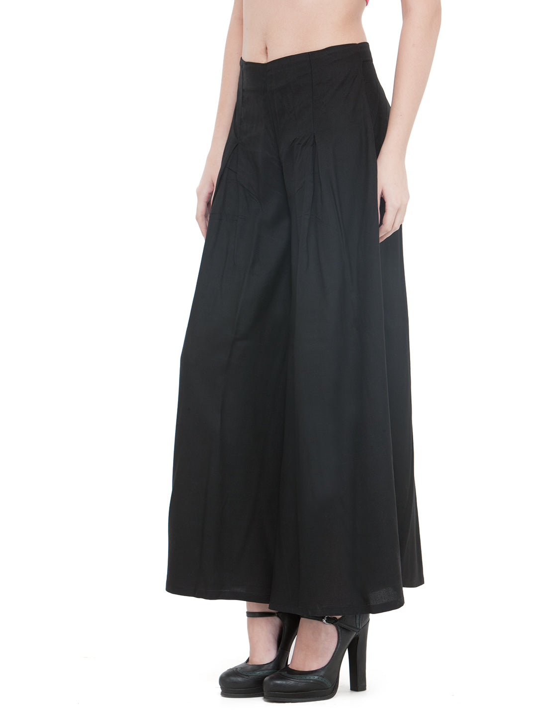 Black Rayon Palazzo.