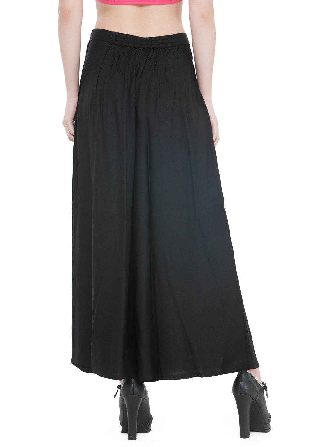 Black Rayon Palazzo.