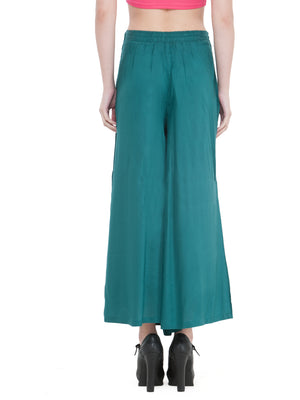Green Rayon Palazzo.