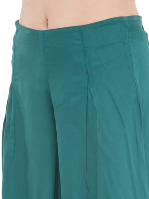 Green Rayon Palazzo.