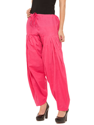 Cotton Pink Patiala (Sku- PTPK1703).