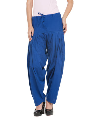 Cotton Blue Patiala (Sku-PTRB1711).