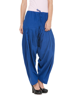 Cotton Blue Patiala (Sku-PTRB1711).