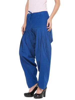 Cotton Blue Patiala (Sku-PTRB1711).