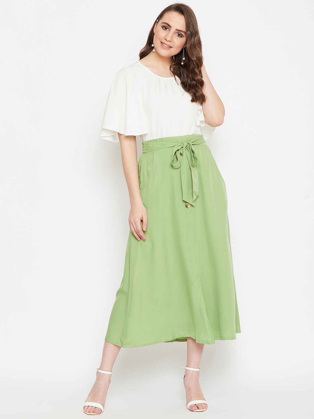 Top & Skirt Set BITTERLIME