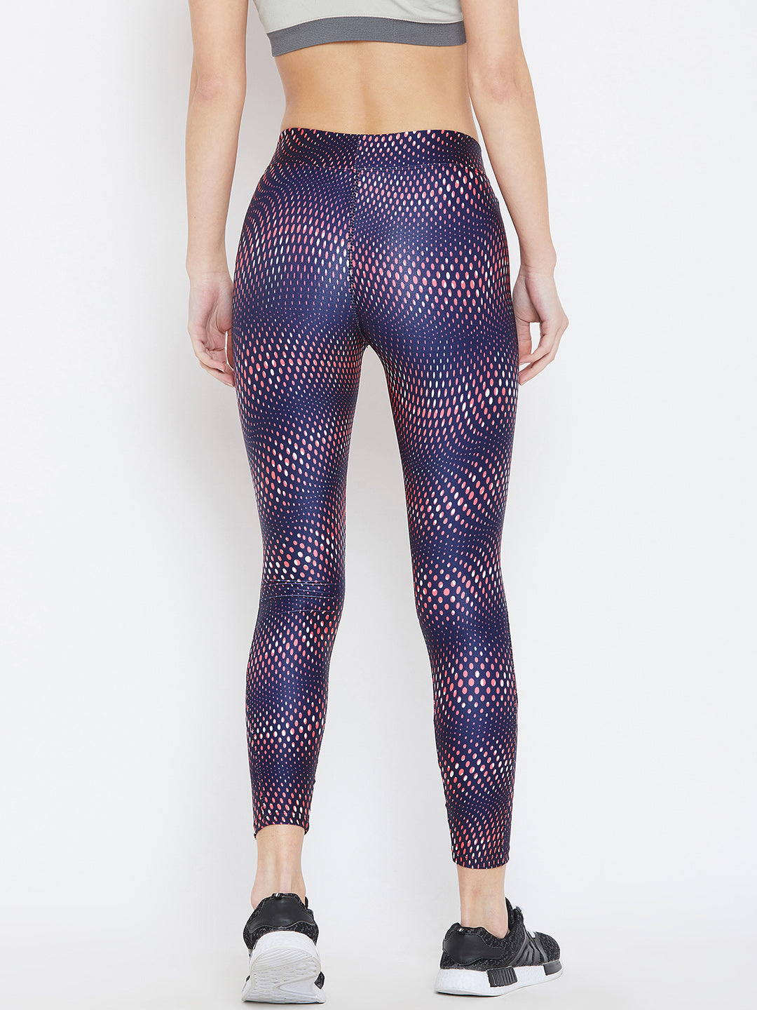 Printed Women Red Tights.